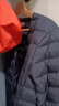 波司登（BOSIDENG）25年新款輕薄羽絨服男短款90絨V領(lǐng)內膽保暖內搭短外套B250130003 店長(cháng)推薦-中山青5870-25-航海系 M 175/96A 體重約130-140斤 曬單實(shí)拍圖