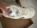 泰蘭尼斯kids春季兒童運動(dòng)鞋男女童休閑德訓鞋中大童校園小白板鞋 白/黑27 曬單實(shí)拍圖