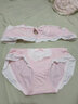俏蓓依日系可愛(ài)發(fā)育期少女內衣16-18高中生10-12歲無(wú)鋼圈小胸文胸套裝 【鏤空】粉色+內褲 S -32/70ABC 曬單實(shí)拍圖