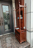 域木語(yǔ)美式復古桃花心木實(shí)木衣帽架臥室落地式小戶(hù)型帶抽屜置物架 【胡桃色】衣帽架 曬單實(shí)拍圖