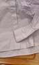 edition可拆領(lǐng)口純棉襯衫女新款時(shí)尚疊穿小眾鹽系長(cháng)袖襯衣 淺蘭紫色T05 S 160 曬單實(shí)拍圖