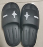 貝初眾踩屎感拖鞋男士夏季可外穿室內家居浴室防滑加厚情侶厚底涼拖鞋女 黑色加減 44-45 【適合43-44腳穿】 曬單實(shí)拍圖