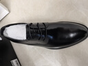 百麗男鞋商務(wù)正裝皮鞋休閑增高軟底真皮鞋10503AM0 黑色-經(jīng)典版 45 曬單實(shí)拍圖