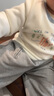 戴維貝拉兒童內衣套裝秋冬男童秋衣秋褲女童家居服睡衣不倒絨 曬單實(shí)拍圖