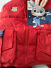 森女部落瘋狂動(dòng)物城聯(lián)名朱迪尼克原創(chuàng  )90白鴨絨情侶裝閨蜜羽絨服冬 紅色（2024年新版）（單件） 單件 S 曬單實(shí)拍圖