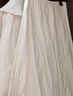 伊芙麗（eifini）蔣欣代言浪漫飄逸薄透肌理面料重工質(zhì)感大擺傘裙半身裙女2025 米白 M 110-120斤 曬單實(shí)拍圖