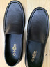 金利來(lái)（Goldlion）男鞋豆豆鞋簡(jiǎn)約輕便兩穿商務(wù)鹿皮鞋G559410402AAB黑色41 曬單實(shí)拍圖