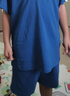 YALOTT雅蘭特升級版深圳校服小學(xué)生夏運服透氣柔軟舒適校服褲吸汗薄款 升級版小學(xué)夏運套裝（男）【短袖+短褲】 120 曬單實(shí)拍圖