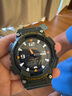 卡西歐（CASIO）手表 防水黑金太陽(yáng)能男表 多功能夜光雙顯運動(dòng)學(xué)生手表情人節禮物 AQ-S810W-3A 曬單實(shí)拍圖