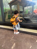 諾狐（NOHOO）兒童書(shū)包男女孩 幼兒園雙肩背包卡通動(dòng)物防走失繩小包獅子中號 曬單實(shí)拍圖