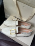 BALLY巴利【新品】25秋冬BALLY BOUCLE牛皮革女士踩跟鞋6311740 米色 6311740 37.5 曬單實(shí)拍圖