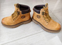 駱駝（CAMEL）【王俊凱同款】會(huì )員馬丁靴男秋冬2025新款大黃靴戶(hù)外工裝登山靴 GE122W7757T 金黃色（男款） 42 曬單實(shí)拍圖