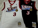 MITCHELL & NESS官方Mitchell&Ness76人艾弗森球衣00-01賽季球迷版復古運動(dòng)背心 白色1 M 曬單實(shí)拍圖