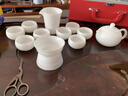 HnSeFe正宗冰種玉瓷功夫茶具套裝高端茶具辦公家用蓋碗茶壺可定制送禮裝 蓋碗羅漢杯套裝+8個(gè)客杯+1主人杯 曬單實(shí)拍圖