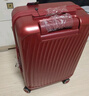 愛(ài)華仕【順順箱】獲獎行李箱男拉桿箱女20寸登機多功能靜音旅行箱紅色 曬單實(shí)拍圖