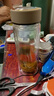 富光雙層玻璃杯水杯男女車(chē)載家用高硼硅玻璃杯泡茶杯帶茶隔玻璃杯子  咖色 500ml 雙層玻璃直杯 曬單實(shí)拍圖