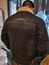 Lee dprre外套男2025年秋冬復古牛仔夾克寬松男裝大碼多口袋工裝翻領(lǐng)茄克衫 3226#黑色 加絨 M 110-120斤左右 曬單實(shí)拍圖