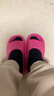 樸西涼拖鞋女夏軟彈厚底舒適輕便休閑情侶款居家外穿踩屎感拖鞋 樹(shù)莓粉 37-38 曬單實(shí)拍圖