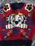 PAW PATROL汪汪隊女童毛衣秋冬季加厚純棉紅色針織衫套頭拜年服兒童新年衣服 紅色毛毛 140 cm 曬單實(shí)拍圖