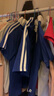YALOTT雅蘭特升級版深圳校服小學(xué)生夏運服透氣柔軟舒適校服褲吸汗薄款 升級版小學(xué)夏上衣（男） 135 曬單實(shí)拍圖
