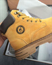 駱駝（CAMEL）【王俊凱同款】馬丁靴男鞋秋冬2025新款大黃靴女戶(hù)外工裝登山靴子 G13W379132 金黃色 42 曬單實(shí)拍圖