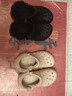 卡駱馳（CROCS）秋冬新品休閑鞋秋冬洞洞鞋貝雅暖絨暖棉|206633 冬日白-11S (建議買(mǎi)大一碼) 37 /38(230mm) 曬單實(shí)拍圖