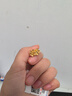 周六福黃金耳釘女足金999花卉耳飾耳針節(jié)日禮物 計(jì)價(jià) 2.26g 曬單實(shí)拍圖
