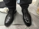 金利來(lái)（Goldlion）男鞋都市男士商務(wù)皮鞋宴會(huì )婚鞋透氣德比鞋G521430229AAA黑色40碼 曬單實(shí)拍圖