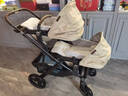 UPPAbabyVISTA V3雙胞胎嬰兒推車(chē)可坐可躺 高景觀(guān)雙向雙人寶寶嬰兒車(chē) 燕麥灰LIM【雙座位】 曬單實(shí)拍圖