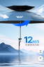 沃鼎六代釣魚(yú)傘釣魚(yú)遮陽(yáng)傘2025新款拐杖傘戶(hù)外露營(yíng)沙灘傘防暴雨臺釣傘 曬單實(shí)拍圖