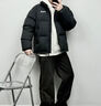 FILA 易烊千璽同款|斐樂(lè )官方男裝羽絨服2025冬季新款寬松保暖多彩羽絨 正黑色-BK L 175/96A/L 曬單實(shí)拍圖