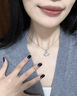 VVIENNE WESTLOCK【代購現貨】西太后Westwood項鏈女土星軌道水晶吊墜鎖骨鏈簡(jiǎn)約送 標準 曬單實(shí)拍圖