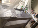 coolbaby嬰兒床多功能可折疊可移動(dòng)拼接床帶尿布臺蚊帳寶寶床 全家桶 曬單實(shí)拍圖