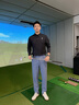 EUROPEAN TOUR歐巡賽高爾夫服裝男褲子25秋冬抓絨保暖彈力防風(fēng)御寒高爾夫長(cháng)褲男 霧霾藍 32 曬單實(shí)拍圖