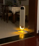 美的（Midea）石墨烯電熱取暖器節能省電全屋速熱智能語(yǔ)音觸屏定時(shí)廣角大面積浴室臥室暖風(fēng)機新升級款 高塔白色語(yǔ)音燈光款【暖燈光+智能語(yǔ)音】 曬單實(shí)拍圖