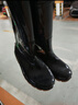 勝麗雨鞋高筒防水鞋戶(hù)外雨天耐磨膠鞋不易滑雨靴黑色37碼 1雙 曬單實(shí)拍圖