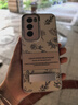 潮聯(lián)皮質(zhì)素描山茶花適用OPPOReno13手機殼OPPOReno12新款支架手鏈Reno11/Pro全包防摔輕奢10Pro+高級女 【山茶花】支架款-配手鏈（金屬鏡頭圈） OPPO Reno12 曬單實(shí)拍圖
