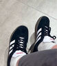 adidas T頭鞋 VL COURT復古板鞋德訓鞋男女阿迪達斯輕運動(dòng) 漢玉白/黑色/樹(shù)脂黃   42 曬單實(shí)拍圖