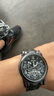 （0.01）瑞士精品2025新款鏤空男士手表男防水夜光日歷非機械手表 022黑鋼黑面 曬單實(shí)拍圖