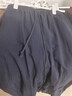 優(yōu)衣庫女裝麻混紡松緊長(cháng)褲/休閑褲473791 69 藏青色 S /155/62A 曬單實(shí)拍圖