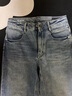 ABLE JEANS【寬松直筒褲】男裝水洗寬松版型舒適休閑通勤經(jīng)典牛仔褲男褲子 水洗黃泥藍-新批次 31 /32 曬單實(shí)拍圖
