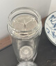 水宜生玻璃杯鈦杯雙層弱堿性水杯純鈦高檔水晶杯商務(wù)泡茶杯微保溫抗菌杯 【禮盒包裝】380ml 曬單實(shí)拍圖