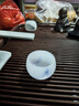 茗器堂元青花玉瓷茶杯大號品茗杯單杯仿玉石玻璃琉璃主人杯水墨功夫茶具 元青花玉瓷茶杯-智覺(jué)杯 曬單實(shí)拍圖