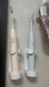 小米電動(dòng)牙刷成人T200T100/T300聲波全自動(dòng)抗菌軟毛學(xué)生情侶套裝送男款女款生日禮物 情侶款：12支定制刷頭+掛架2+牙刷盒2 曬單實(shí)拍圖