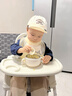英氏（YEEHOO）兒童餐具禮盒寶寶輔食碗叉勺輔食盒圍兜喂養五件套滿(mǎn)月禮盒高級感 寶寶喂養五件套禮盒 曬單實(shí)拍圖