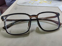 潮庫近視眼鏡超輕TR眼鏡框男無(wú)螺絲鏡架合集 TR7002冷茶 配萬(wàn)新1.60防藍光0-800度 曬單實(shí)拍圖