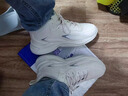森馬男鞋冬季2025新款潮流百搭白色高幫老爹鞋男士軟底減震增高運 白色 43 曬單實(shí)拍圖
