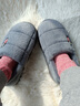 DFBK德國棉拖鞋防滑老人室內專(zhuān)用女士冬季大碼防摔包跟加絨保暖棉鞋男 云母灰【老人專(zhuān)用防滑保暖*0摔倒*效果】 35-36 36-37【適合】 曬單實(shí)拍圖