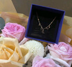 施華洛世奇（SWAROVSKI） 施華洛世奇 SWAROVSKI SYMBOL 項鏈 星月造型 幻夜黑 5429737 曬單實拍圖