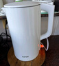 蘇泊爾（SUPOR）電水壺 雙層防燙燒水壺熱水壺1.7L 全鋼無(wú)縫內膽304不銹鋼電熱水壺大容量 SW-17J418 曬單實(shí)拍圖